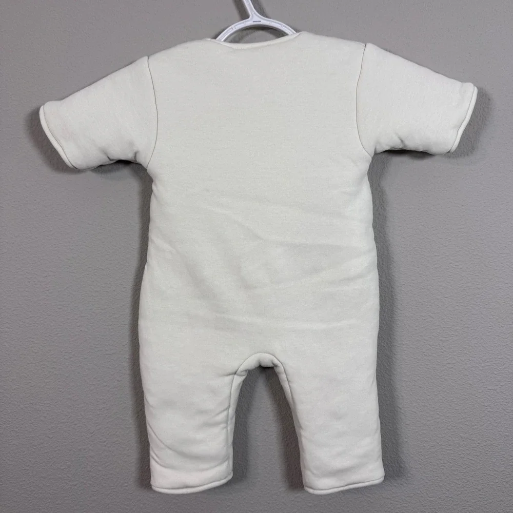 Baby Merlin's Magic Sleepsuit Cream Cotton Swaddle Transition Small 3-6 Months